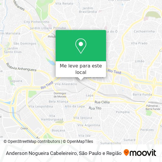 Anderson Nogueira Cabeleireiro mapa