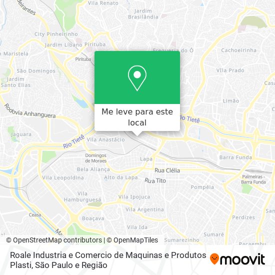 Roale Industria e Comercio de Maquinas e Produtos Plasti mapa