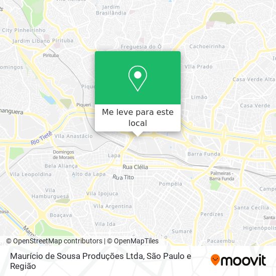 Maurício de Sousa Produções Ltda mapa