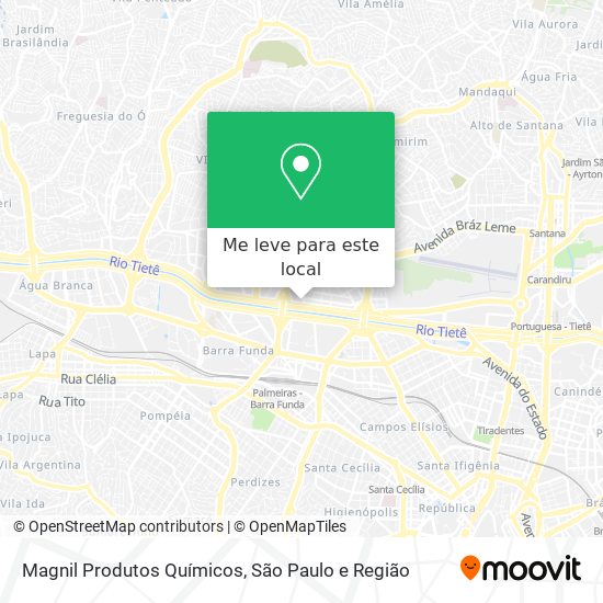 Magnil Produtos Químicos mapa