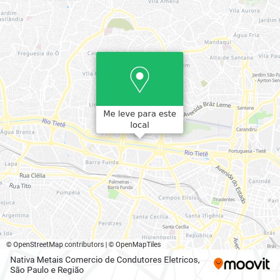 Nativa Metais Comercio de Condutores Eletricos mapa