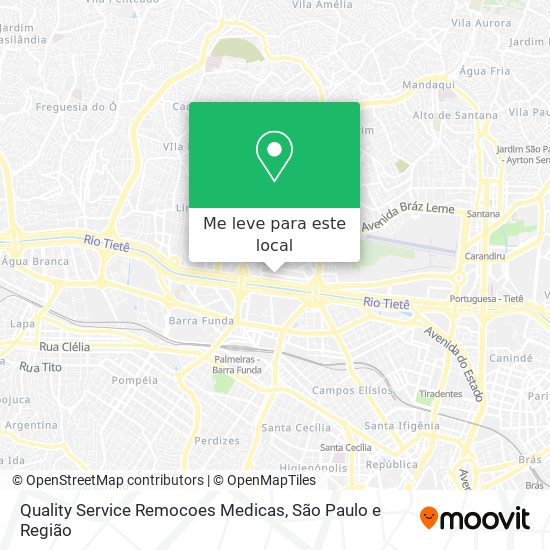 Quality Service Remocoes Medicas mapa