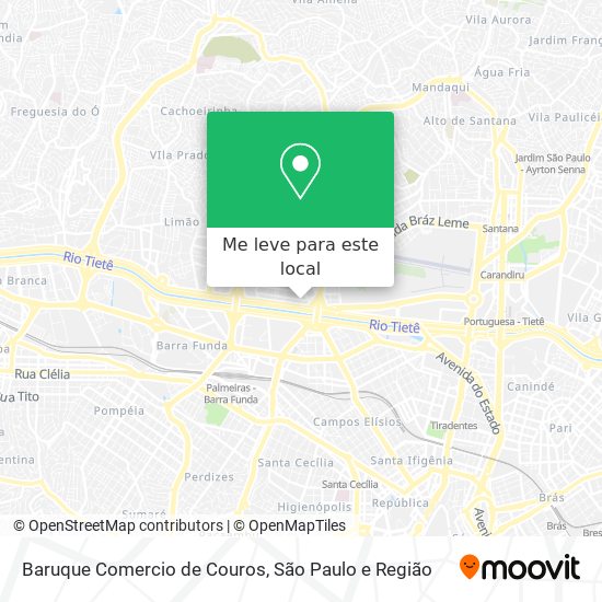 Baruque Comercio de Couros mapa