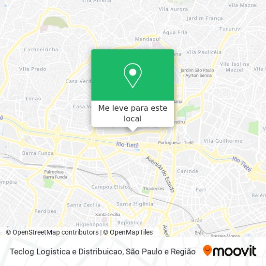 Teclog Logistica e Distribuicao mapa