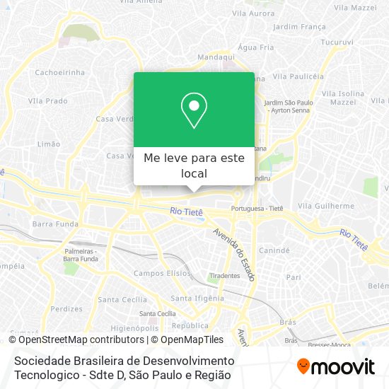 Sociedade Brasileira de Desenvolvimento Tecnologico - Sdte D mapa