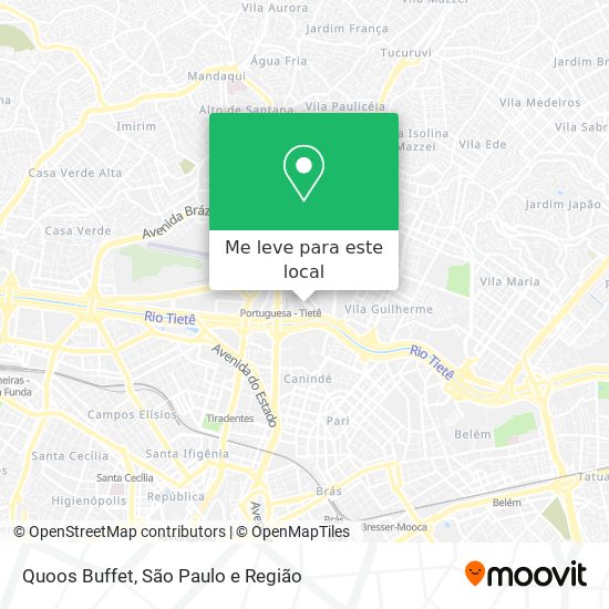 Quoos Buffet mapa