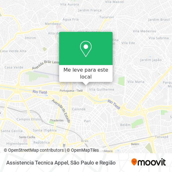 Assistencia Tecnica Appel mapa