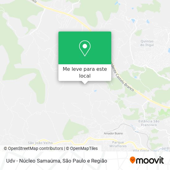 Udv - Núcleo Samaúma mapa