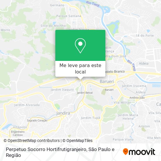 Perpetuo Socorro Hortifrutigranjeiro mapa