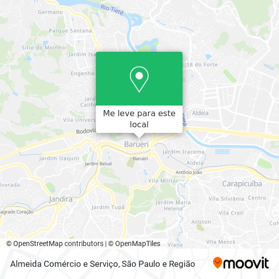 Almeida Comércio e Serviço mapa