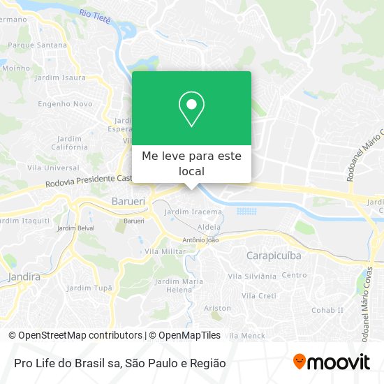 Pro Life do Brasil sa mapa