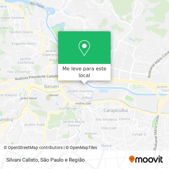 Silvani Calixto mapa