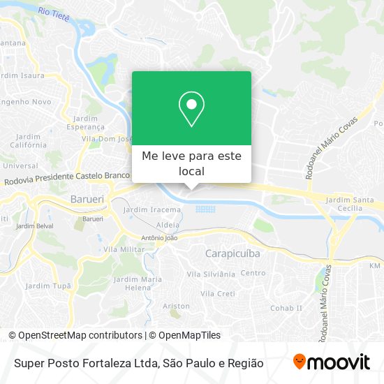 Super Posto Fortaleza Ltda mapa