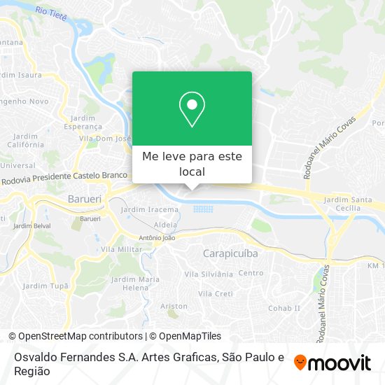 Osvaldo Fernandes S.A. Artes Graficas mapa