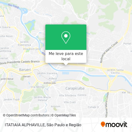 ITATIAIA ALPHAVILLE mapa