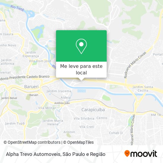 Alpha Trevo Automoveis mapa
