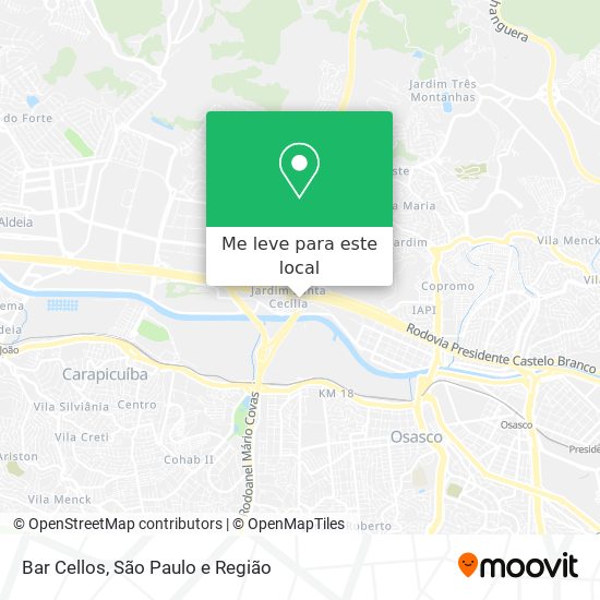 Bar Cellos mapa