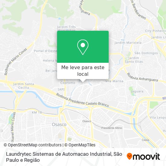 Laundrytec Sistemas de Automacao Industrial mapa