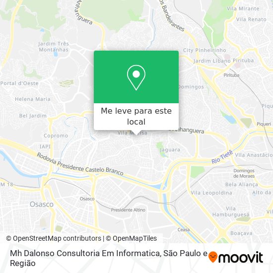 Mh Dalonso Consultoria Em Informatica mapa