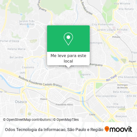 Odos Tecnologia da Informacao mapa