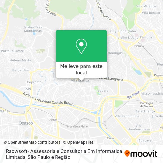 Raowsoft- Assessoria e Consultoria Em Informatica Limitada mapa