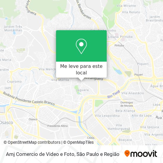 Amj Comercio de Video e Foto mapa