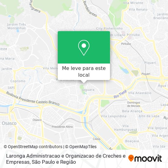Laronga Administracao e Organizacao de Creches e Empresas mapa