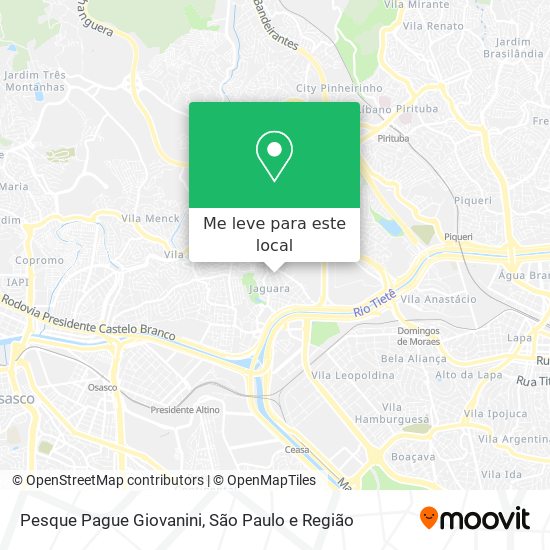 Pesque Pague Giovanini mapa