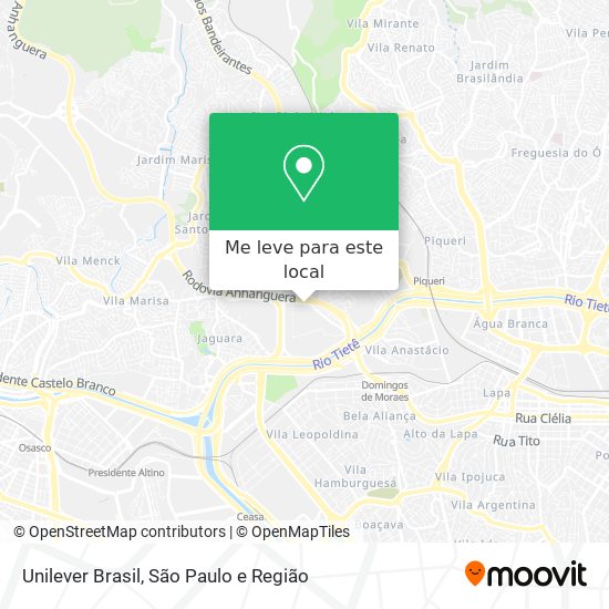 Unilever Brasil mapa