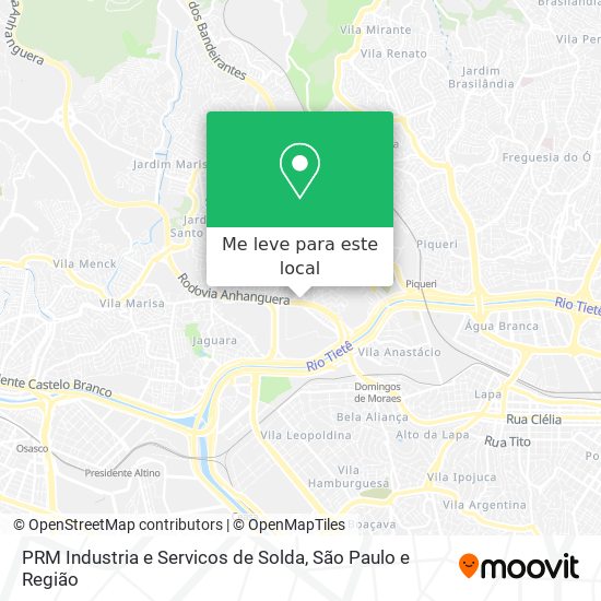 PRM Industria e Servicos de Solda mapa