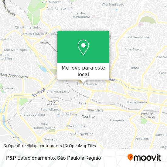 P&P Estacionamento mapa