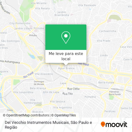 Del Vecchio Instrumentos Musicais mapa