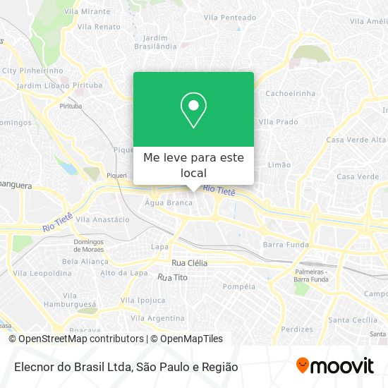 Elecnor do Brasil Ltda mapa