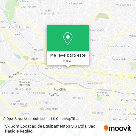 Sk Som Locação de Equipamentos S S Ltda mapa