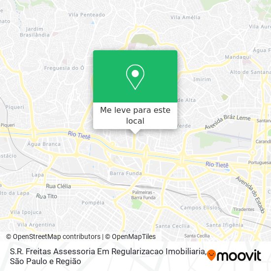 S.R. Freitas Assessoria Em Regularizacao Imobiliaria mapa