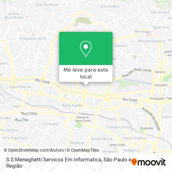 S.S Meneghetti Servicos Em Informatica mapa