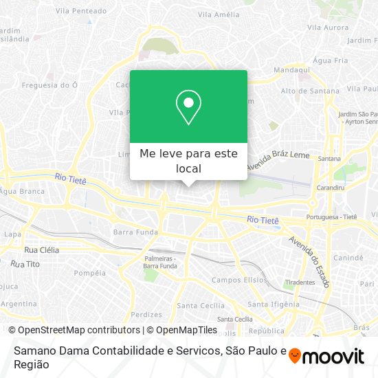 Samano Dama Contabilidade e Servicos mapa