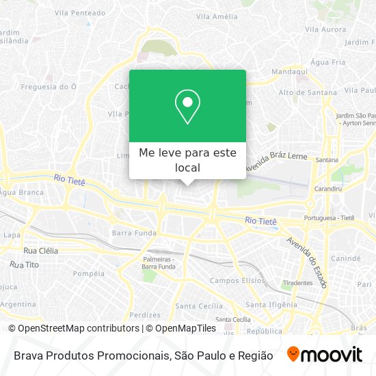 Brava Produtos Promocionais mapa