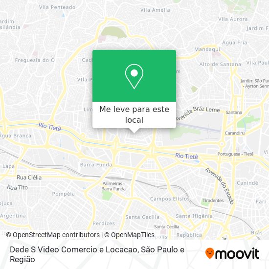 Dede S Video Comercio e Locacao mapa