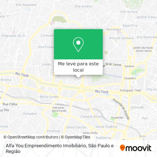 Alfa You Empreendimento Imobiliário mapa