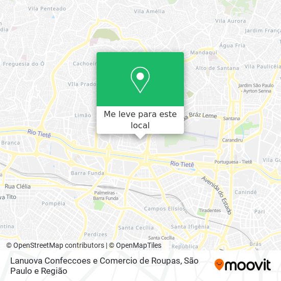 Lanuova Confeccoes e Comercio de Roupas mapa