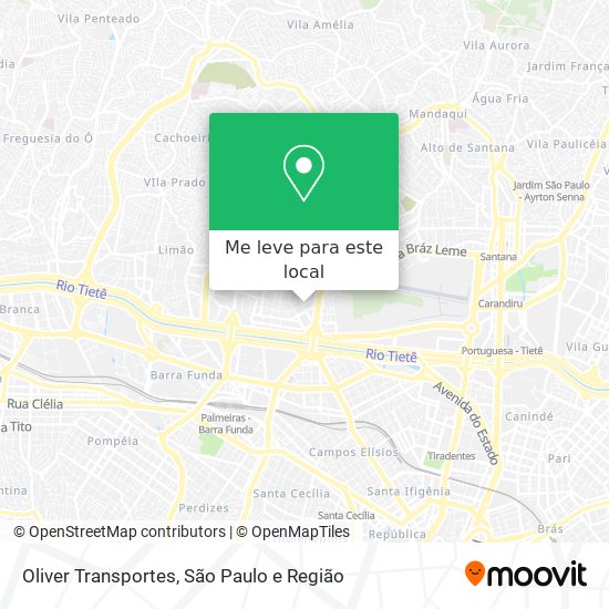 Oliver Transportes mapa