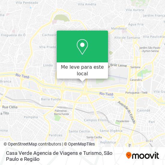 Casa Verde Agencia de Viagens e Turismo mapa