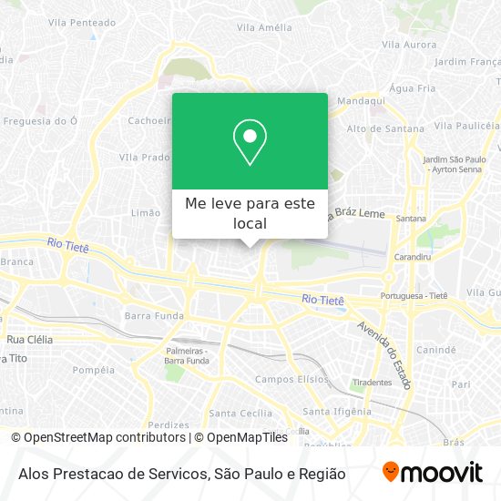 Alos Prestacao de Servicos mapa