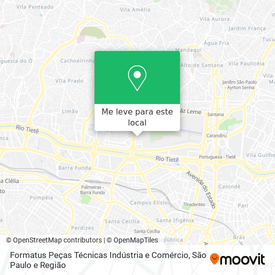Formatus Peças Técnicas Indústria e Comércio mapa
