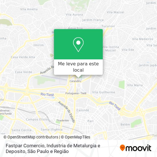 Fastpar Comercio, Industria de Metalurgia e Deposito mapa