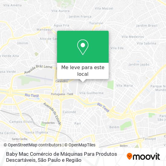 Baby Mac Comércio de Máquinas Para Produtos Descartáveis mapa