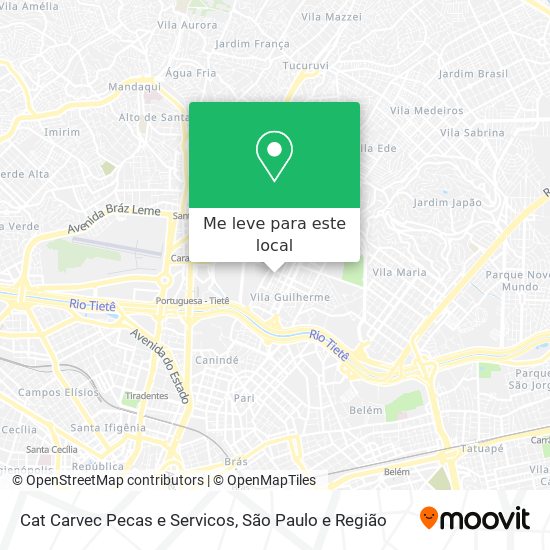 Cat Carvec Pecas e Servicos mapa