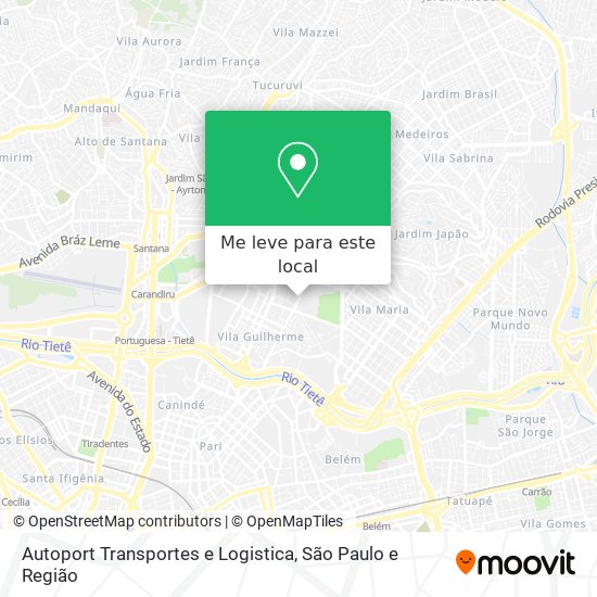 Autoport Transportes e Logistica mapa