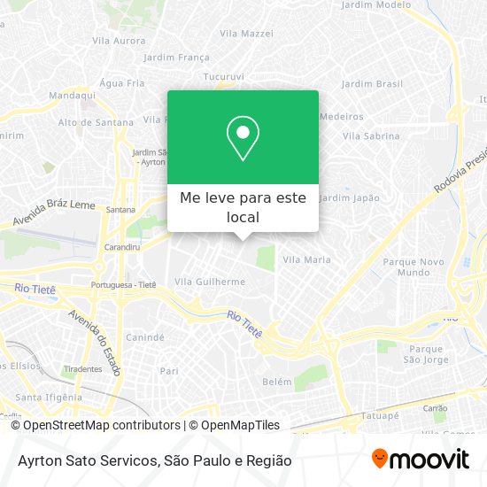 Ayrton Sato Servicos mapa